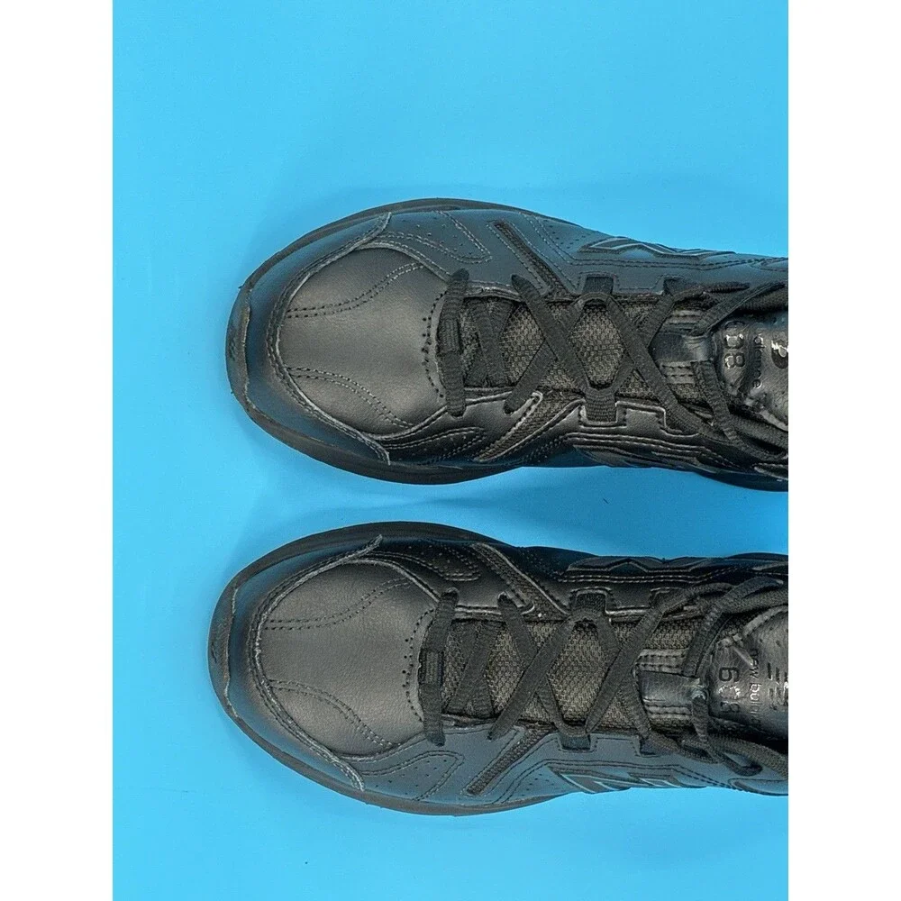 New Balance 608v5 Women’s 10 B Black Slip Resistant Leather Work Shoes WX608AB5